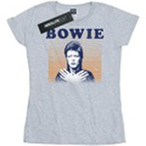 Camiseta manga larga Orange Stripes para mujer - David Bowie - Modalova