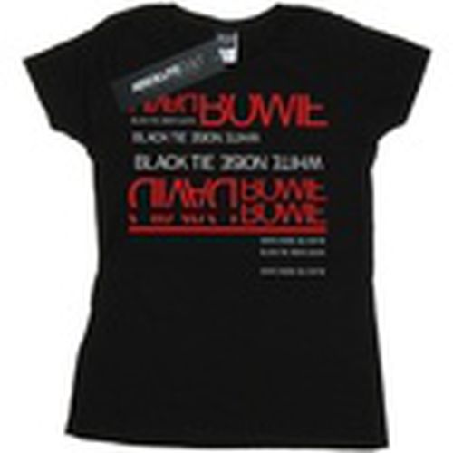 Camiseta manga larga Black Tie White Noise para mujer - David Bowie - Modalova