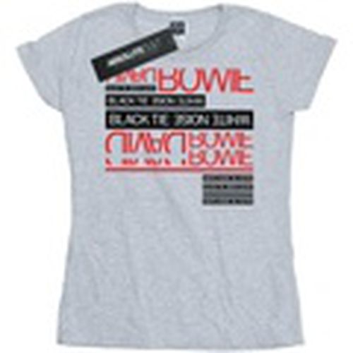 Camiseta manga larga Black Tie White Noise para mujer - David Bowie - Modalova