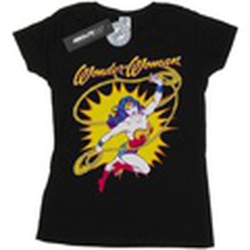 Camiseta manga larga Wonder Woman Leap para mujer - Dc Comics - Modalova
