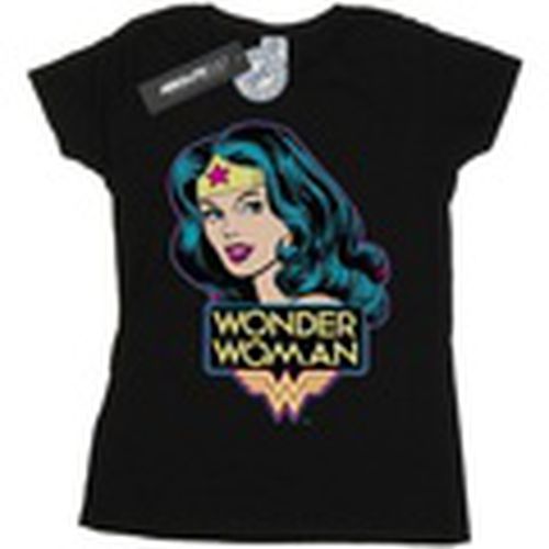 Camiseta manga larga Wonder Woman Head para mujer - Dc Comics - Modalova