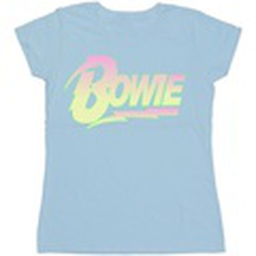 Camiseta manga larga Neon Logo para mujer - David Bowie - Modalova