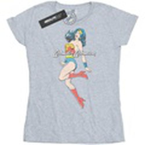 Camiseta manga larga Wonder Woman Jump para mujer - Dc Comics - Modalova