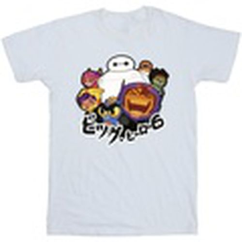 Camiseta manga larga Big Hero 6 Baymax Group Manga para hombre - Disney - Modalova