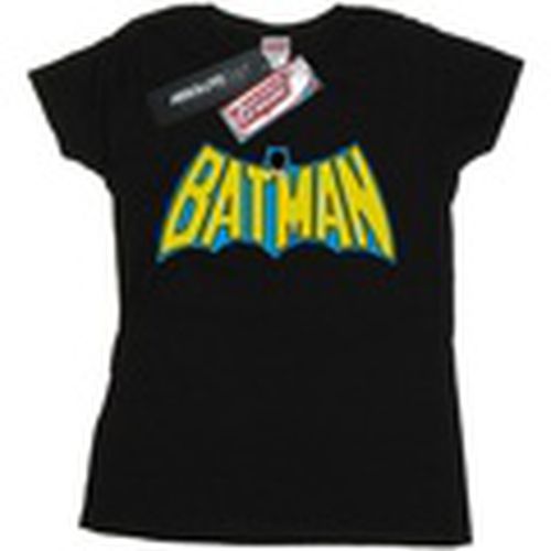 Camiseta manga larga Batman Retro Logo para mujer - Dc Comics - Modalova