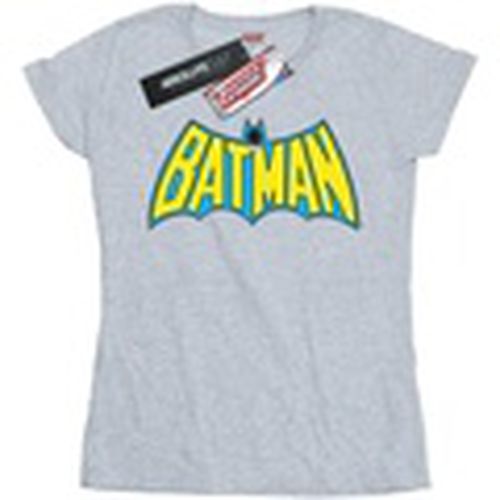 Camiseta manga larga Batman Retro Logo para mujer - Dc Comics - Modalova