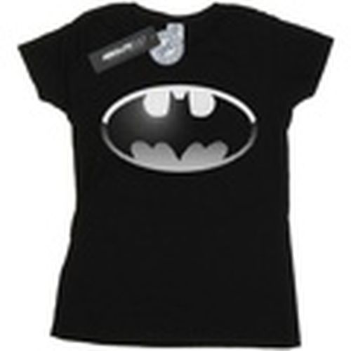 Camiseta manga larga Batman Spot Logo para mujer - Dc Comics - Modalova
