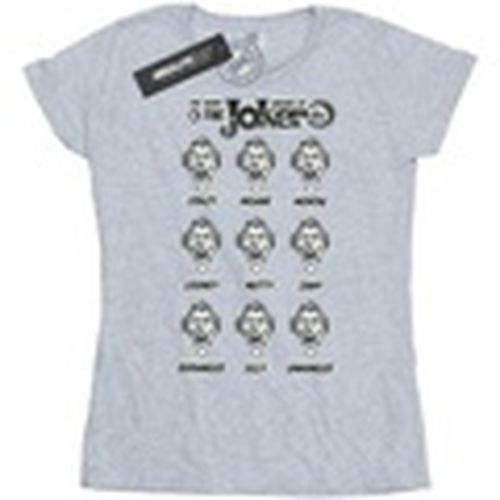 Camiseta manga larga The Joker The Many Moods Of The Joker para mujer - Dc Comics - Modalova