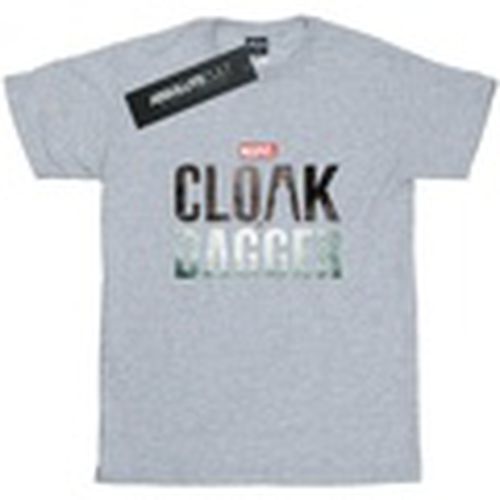 Camiseta manga larga Cloak And Dagger Logo para hombre - Marvel - Modalova