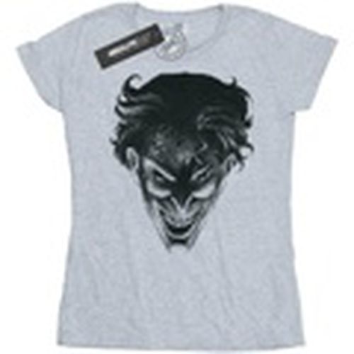 Camiseta manga larga The Joker Spot Face para mujer - Dc Comics - Modalova