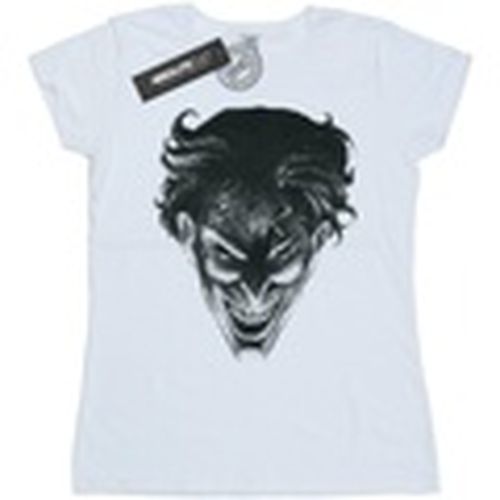 Camiseta manga larga The Joker Spot Face para mujer - Dc Comics - Modalova