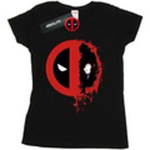 Camiseta manga larga Deadpool Split Splat Logo para mujer - Marvel - Modalova