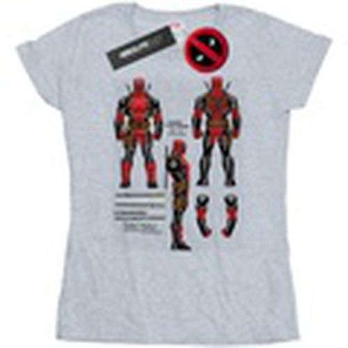 Camiseta manga larga Deadpool Action Figure Plans para mujer - Marvel - Modalova