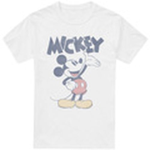 Camiseta manga larga Washout para hombre - Mickey Mouse And Friends - Modalova