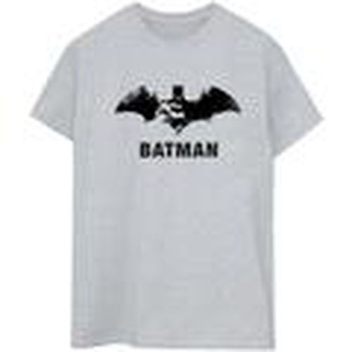 Camiseta manga larga Batman Black Stare Logo para mujer - Dc Comics - Modalova