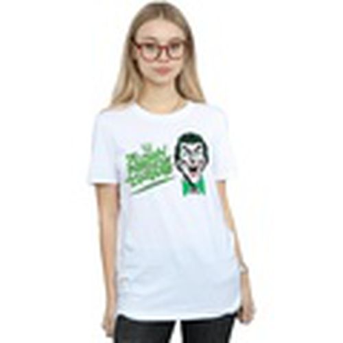 Camiseta manga larga Batman Joker The Clown Prince Of Crime para mujer - Dc Comics - Modalova