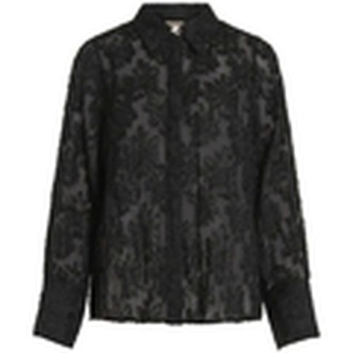 Blusa Kyoto Shirt L/S - Black para mujer - Vila - Modalova