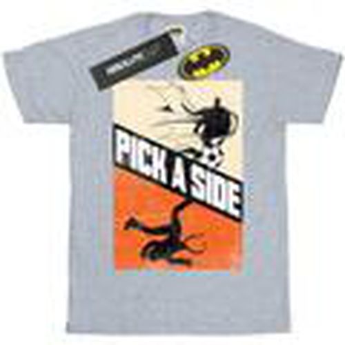 Camiseta manga larga Pick A Side para hombre - Dc Comics - Modalova