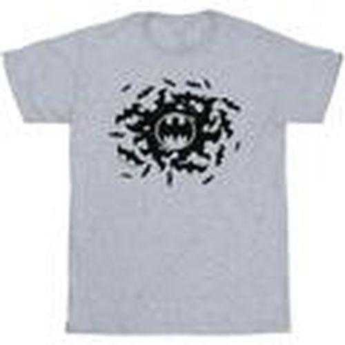 Camiseta manga larga Batman Bat Swirl para hombre - Dc Comics - Modalova