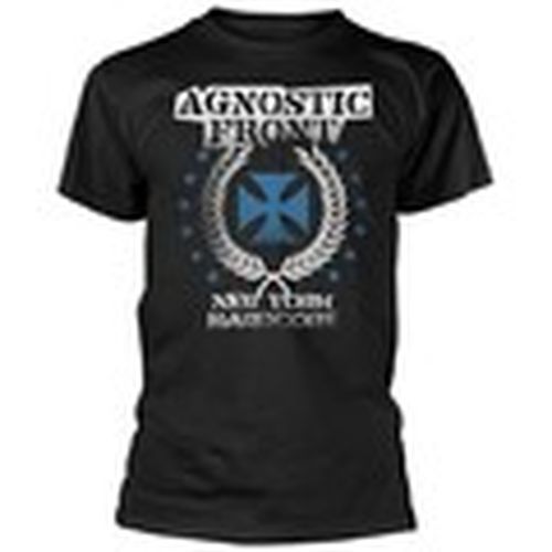 Camiseta Blue Iron Cross para mujer - Agnostic Front - Modalova