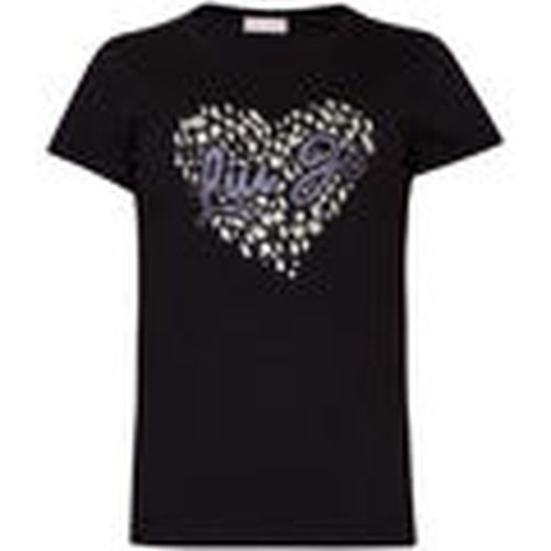 Tops y Camisetas Camiseta con corazón y strass para mujer - Liu Jo - Modalova