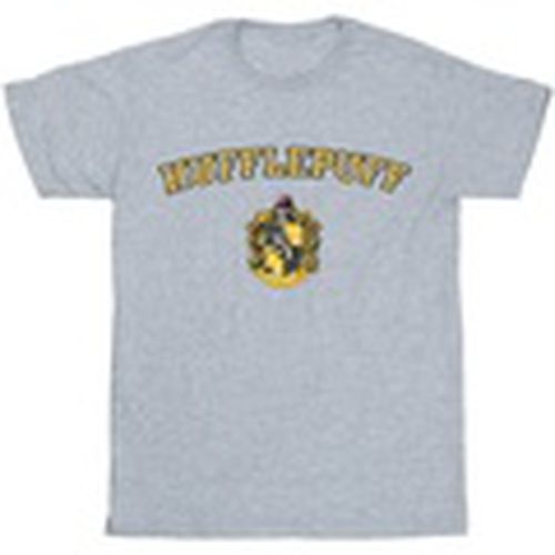 Camiseta manga larga Hufflepuff Crest para mujer - Harry Potter - Modalova