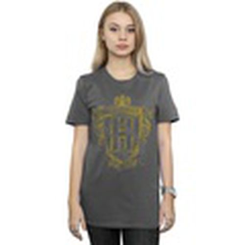 Camiseta manga larga Hufflepuff para mujer - Harry Potter - Modalova