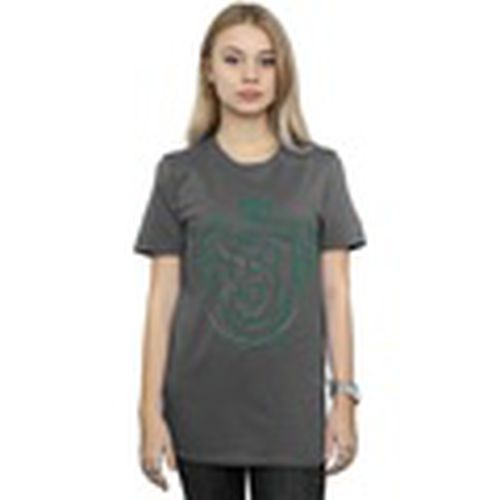 Camiseta manga larga Slytherin para mujer - Harry Potter - Modalova