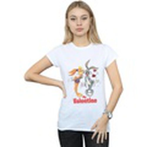 Camiseta manga larga Bugs Bunny And Lola Valentine's Day para mujer - Dessins Animés - Modalova