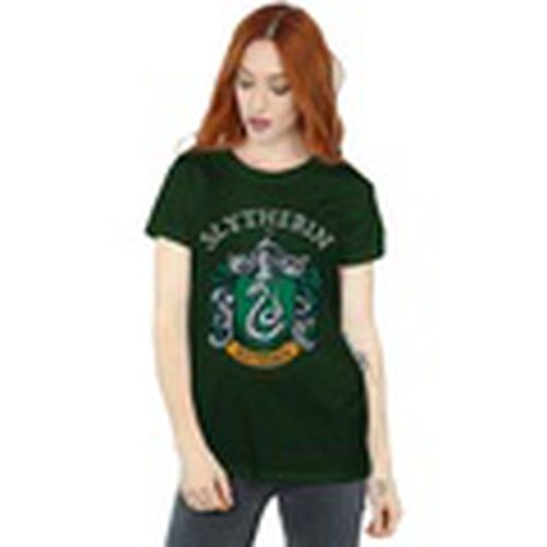 Camiseta manga larga Slytherin Crest para mujer - Harry Potter - Modalova
