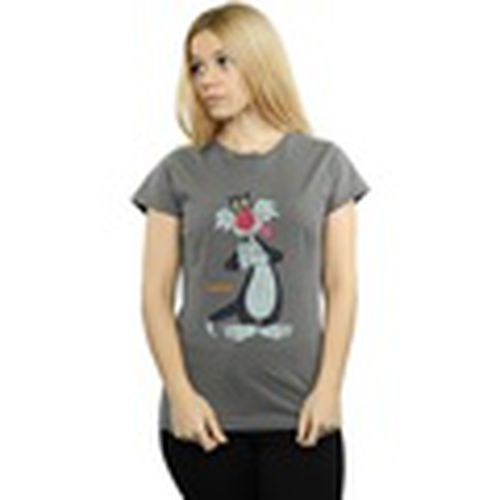 Camiseta manga larga Sylvester Distressed para mujer - Dessins Animés - Modalova