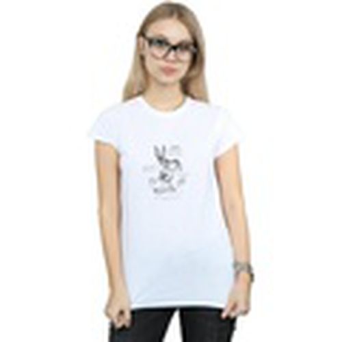 Camiseta manga larga Bugs Bunny Drawing Instruction para mujer - Dessins Animés - Modalova
