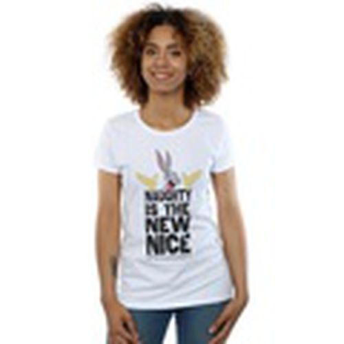 Camiseta manga larga Naughty Is The New Nice para mujer - Dessins Animés - Modalova