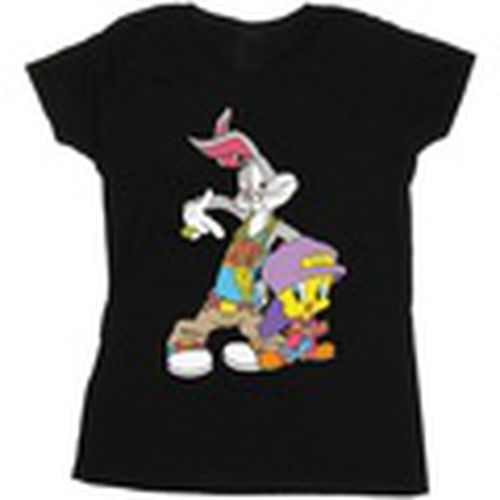 Camiseta manga larga Bugs And Tweety Hip Hop para mujer - Dessins Animés - Modalova