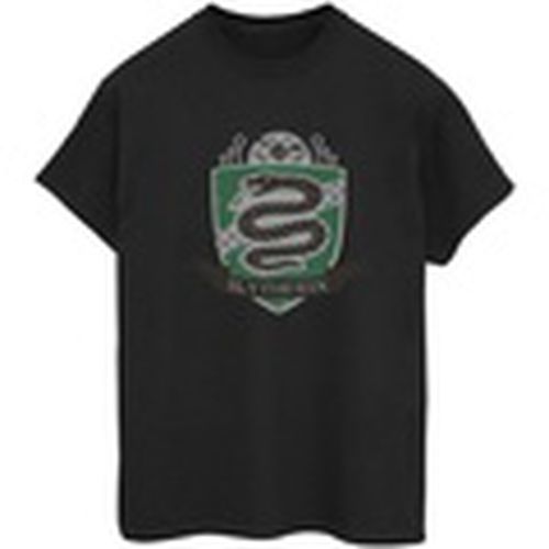Camiseta manga larga Slytherin Chest Badge para mujer - Harry Potter - Modalova
