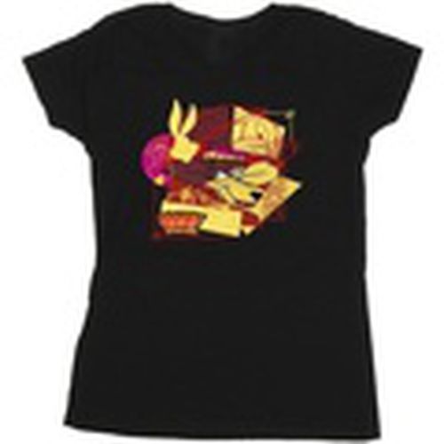Camiseta manga larga Wile E Coyote Bugs Rabbit New Year para mujer - Dessins Animés - Modalova