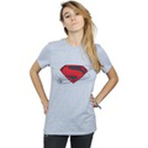 Camiseta manga larga Justice League Movie Superman Logo para mujer - Dc Comics - Modalova