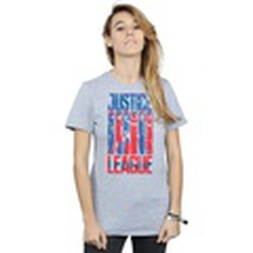 Camiseta manga larga Justice League para mujer - Dc Comics - Modalova