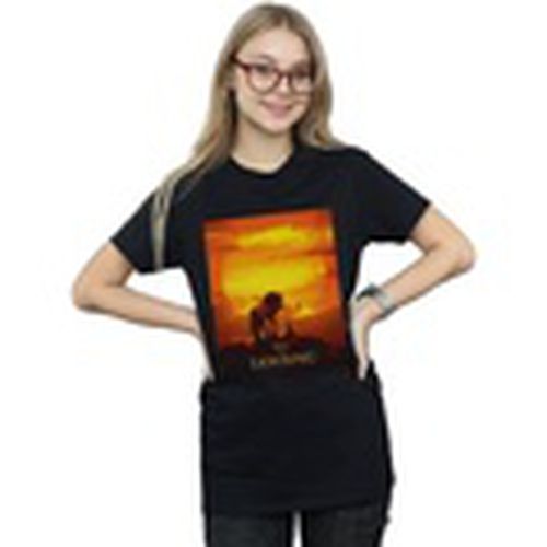 Camiseta manga larga The Lion King Movie Sunset Poster para mujer - Disney - Modalova