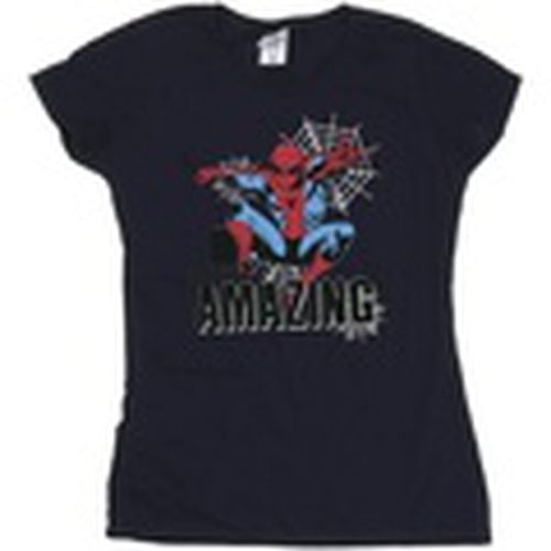 Camiseta manga larga Spider-Man Amazing para mujer - Marvel - Modalova