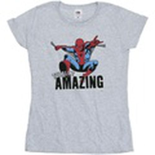 Camiseta manga larga Spider-Man Amazing para mujer - Marvel - Modalova