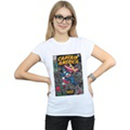 Camiseta manga larga Captain America Album Issue Cover para mujer - Marvel - Modalova