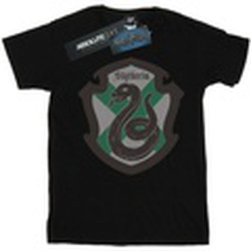 Camiseta manga larga Slytherin Crest Flat para hombre - Harry Potter - Modalova