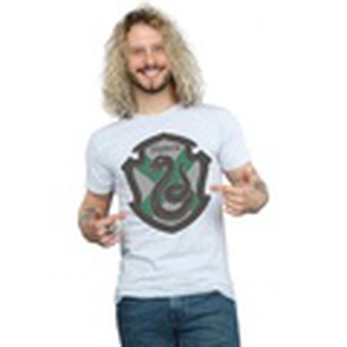 Camiseta manga larga Slytherin Crest Flat para hombre - Harry Potter - Modalova