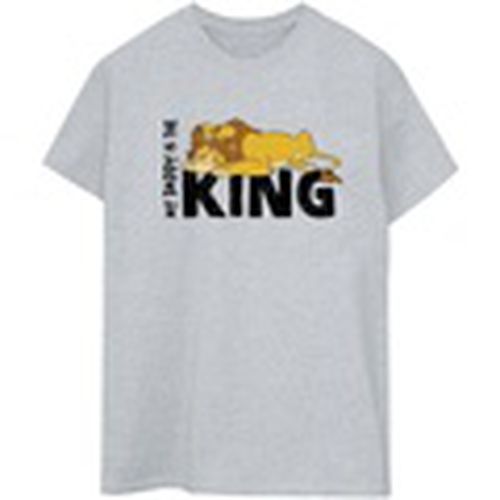 Camiseta manga larga The Lion King Daddy Is King para mujer - Disney - Modalova