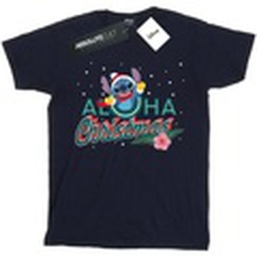 Camiseta manga larga Lilo And Stitch Aloha Christmas para mujer - Disney - Modalova