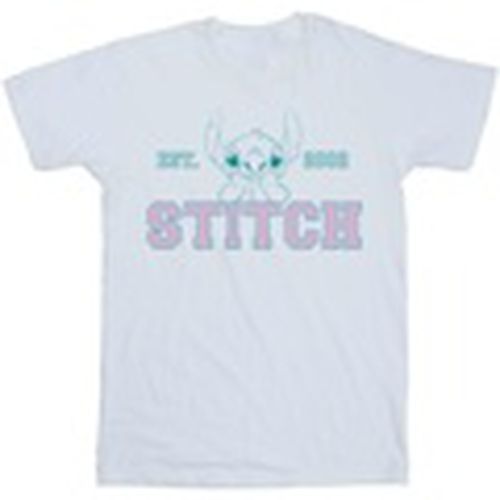 Camiseta manga larga Lilo And Stitch Collegial Pastel para mujer - Disney - Modalova