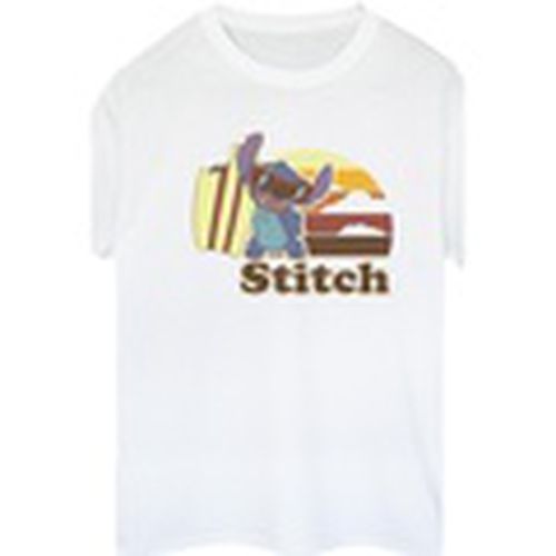 Camiseta manga larga Lilo And Stitch Bitten Surfboard para mujer - Disney - Modalova
