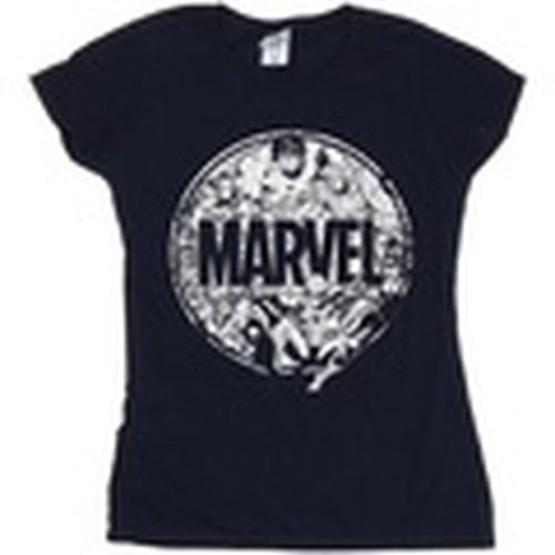 Camiseta manga larga Logo Character Infill para mujer - Marvel - Modalova