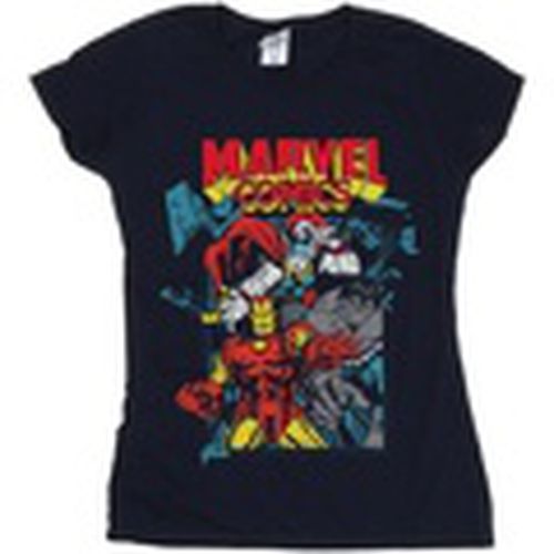 Camiseta manga larga Trio Pose para mujer - Marvel - Modalova
